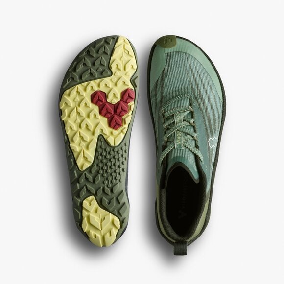 New Mens sz 12 Vivobarefoot Primus Trail flow shoes Glacial Green lift hike run main image 6